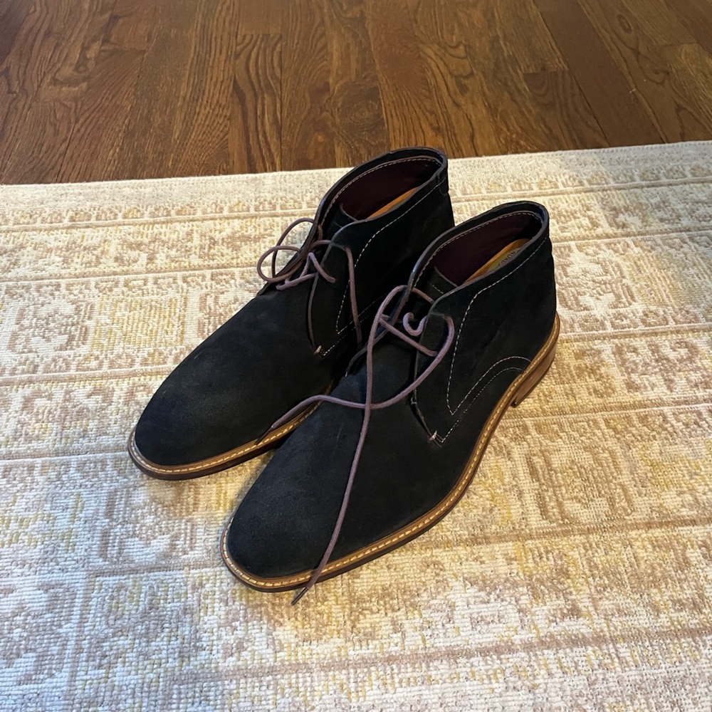 Ted Baker Black Suede Chukka Boots